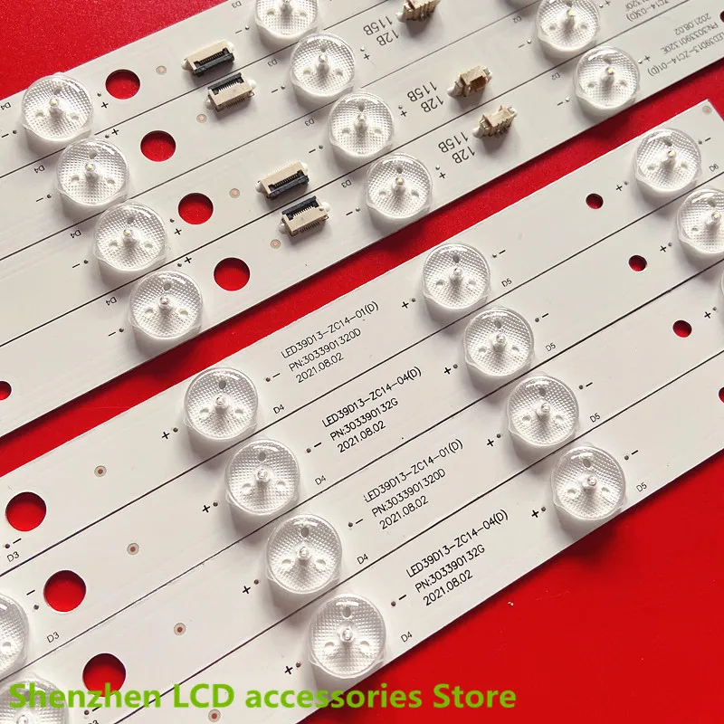LED الخلفية قطاع ل LED39D13-ZC14-01 3033901320 ل LE39D8810 LE39B50 L39F6 LE39EU3000 LED39C530 LE39MUF1 760 مللي متر 13LED 3 فولت