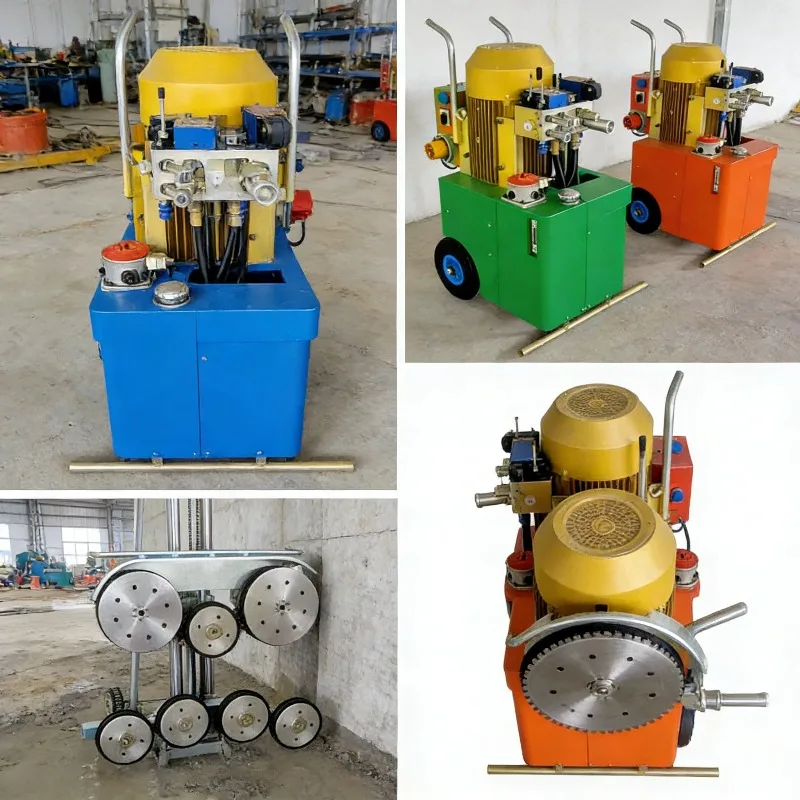 Powerful 800TM Hydraulic Wall Saw Machine For Concrete Demolition Project Reinforced Concrete Cutting Professional Power Gear