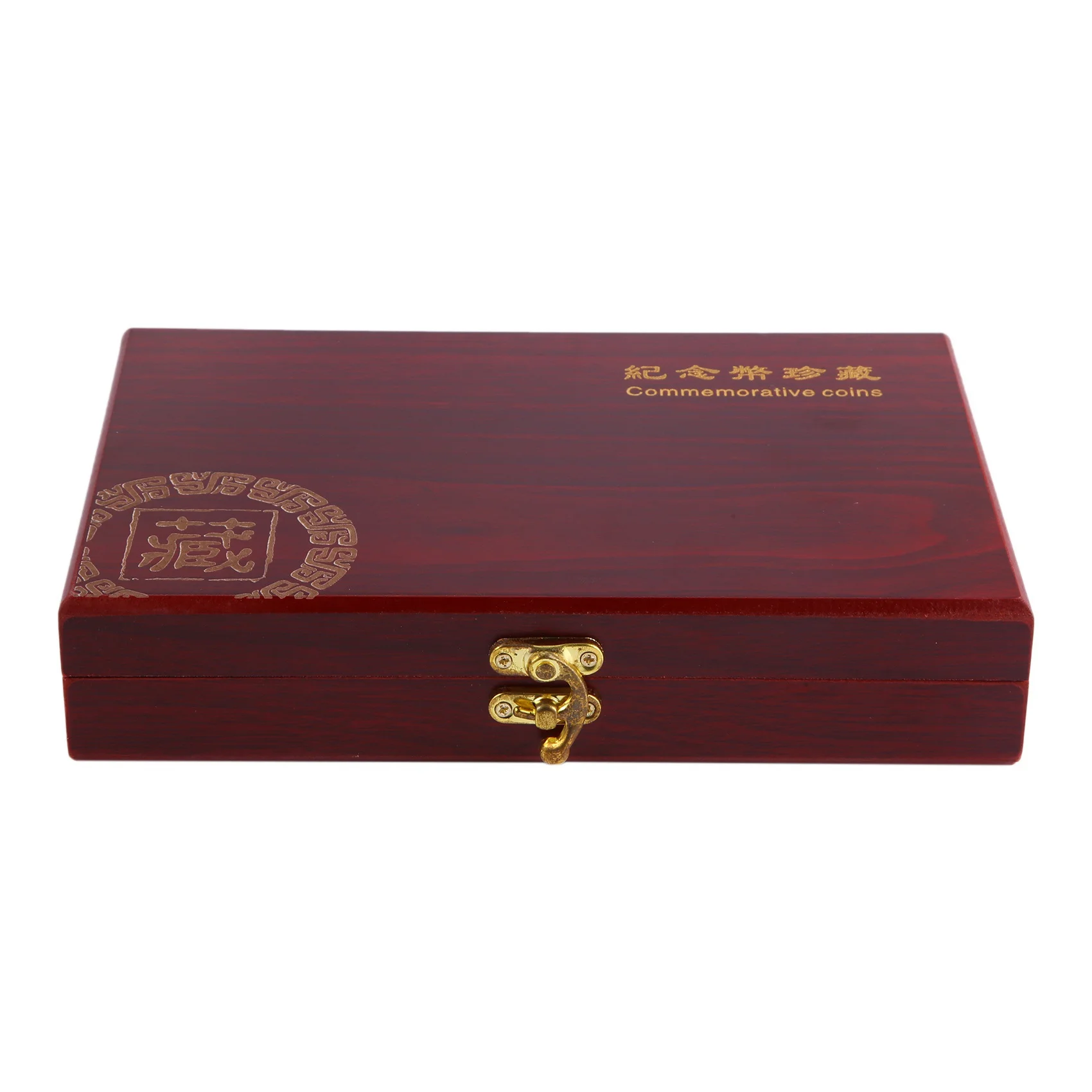 ABVT-150 Pcs Wood Coin Protection Display Box Storage Case Holder Round Box Commemorative Collection Box