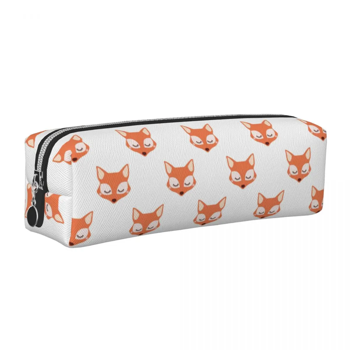 حافظات أقلام رصاص بنمط ثعلب سليبي، حقيبة صندوق أقلام على شكل حيوانات للطلاب، صندوق أقلام رصاص بسحاب للمكتب بسعة كبيرة