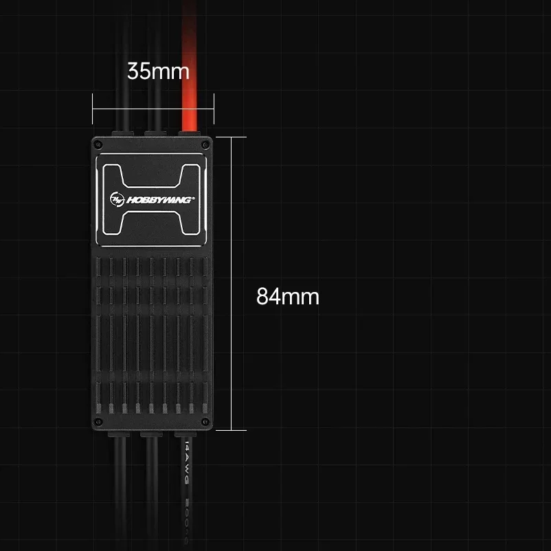 جهاز التحكم الإلكتروني في السرعة Hobbywing XRotor Pro H80A 14S صغير الحجم وخفيف الوزن BLDC ESC 80A