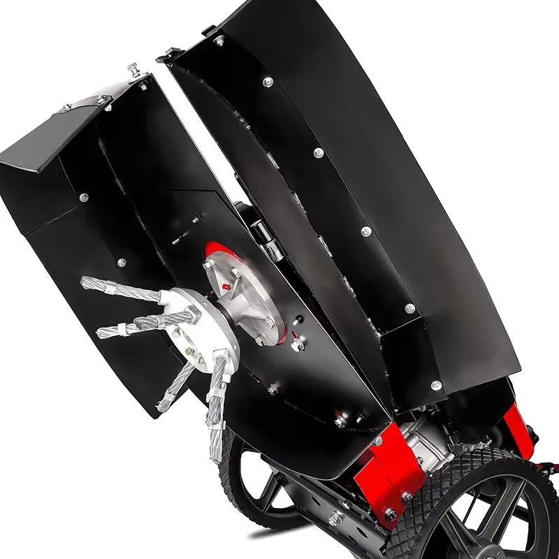 TUV CE Approved 6.5HP 196CC 4-Stroke Vertical Engine String Trimmer Brush Grinder for Garden Farm Use