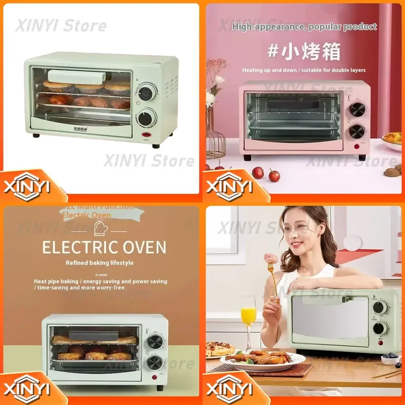 for Oven Wholesale 12L Double Layer Electric Countertop Oven Multi Functional Timer New Household Small Baking Oven For Bulk