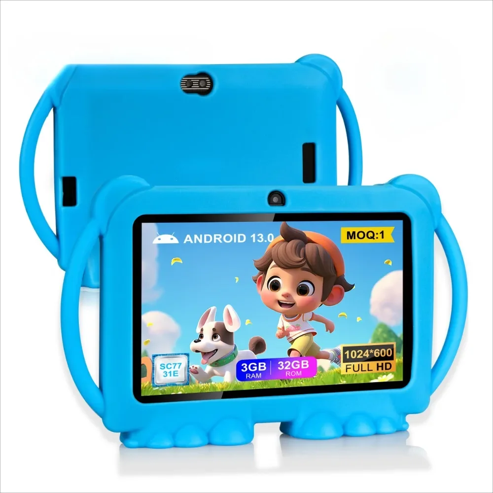 Kids Tablet, 7 inch Tablet for Kids, 32GB ROM 2GB RAM Android 11.0 Toddler Tablet with 2.4G WiFi, GMS, Eye Protection Screen