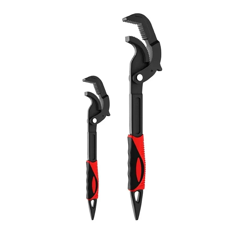 Adjustable Spanner Power Grip Pipe Wrench Multi-function Carbon Steel Open 30-60MM Spanner Universal Plumbing Repair Hand Tool