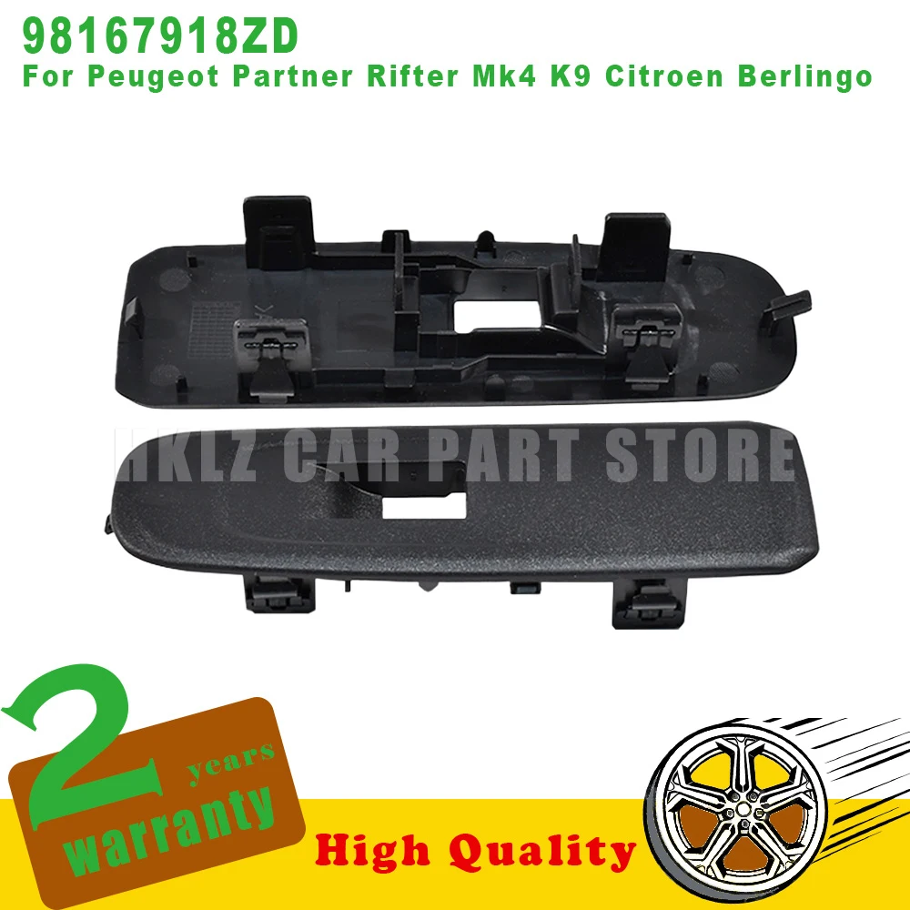New For Peugeot Partner Rifter Mk4 K9 Citroen Berlingo RHD 98167918ZD Front Left Window Button Switch Frame ABS Car Accessories