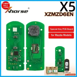 5PCS Xhorse XZMZD6EN Special PCB Remote Key 3 Buttons Exclusively for Mazda Without key shell