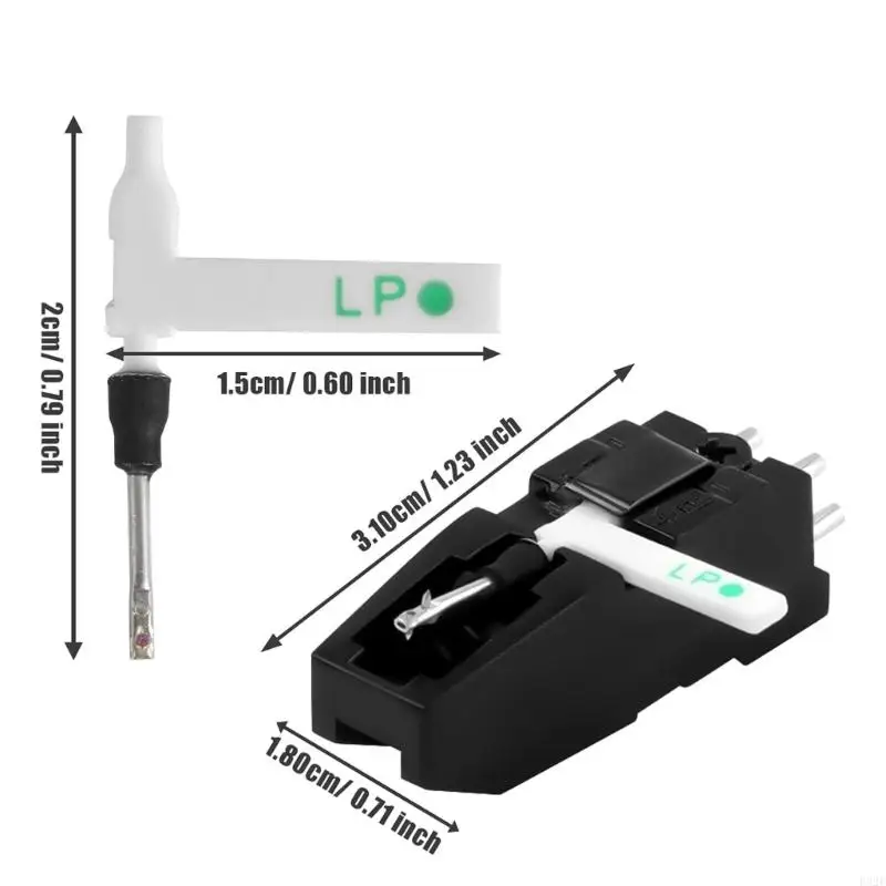 قلم F92F لمشغل التسجيلات الأساسية من الماس، قلم قرص دوار بإبرة للمشغل