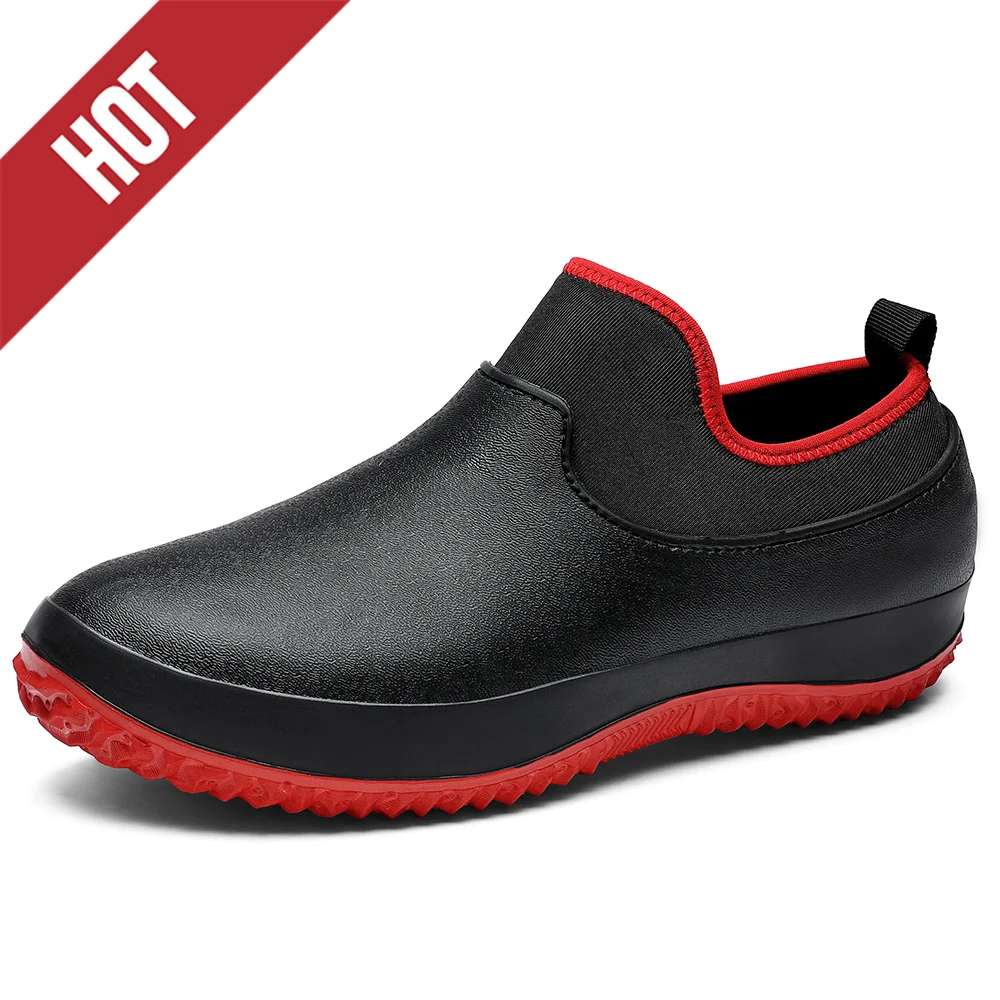 

Ботинки-галоши из ЭВА большого размера 49 с нескользящей подошвой для дождя, короткие, для кухни, мойки автомобилей, рыбалки, защита от воды