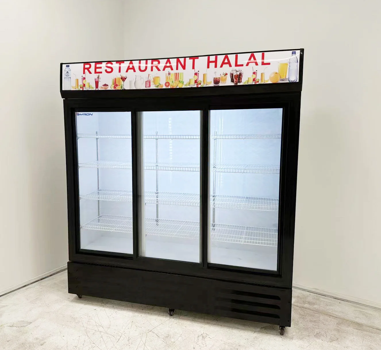 Supermarket Flower and Beverage and Beer Beverage Refrigerator