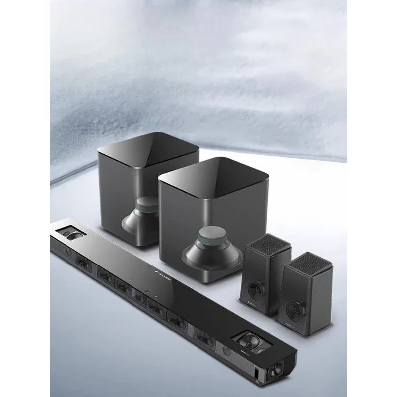 

Audio Whispering Wall 11.2.4 Dolby Atmos Wireless Home Theater Karaoke Speaker Set