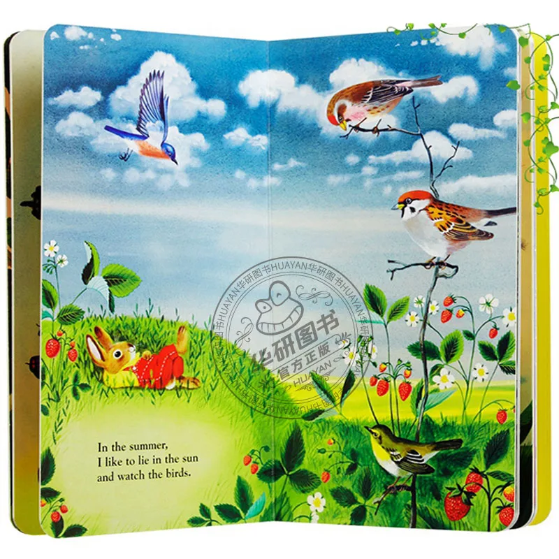 Imagem -03 - English Picture Board Book i am a Bunny Childrens Books 9780375827785