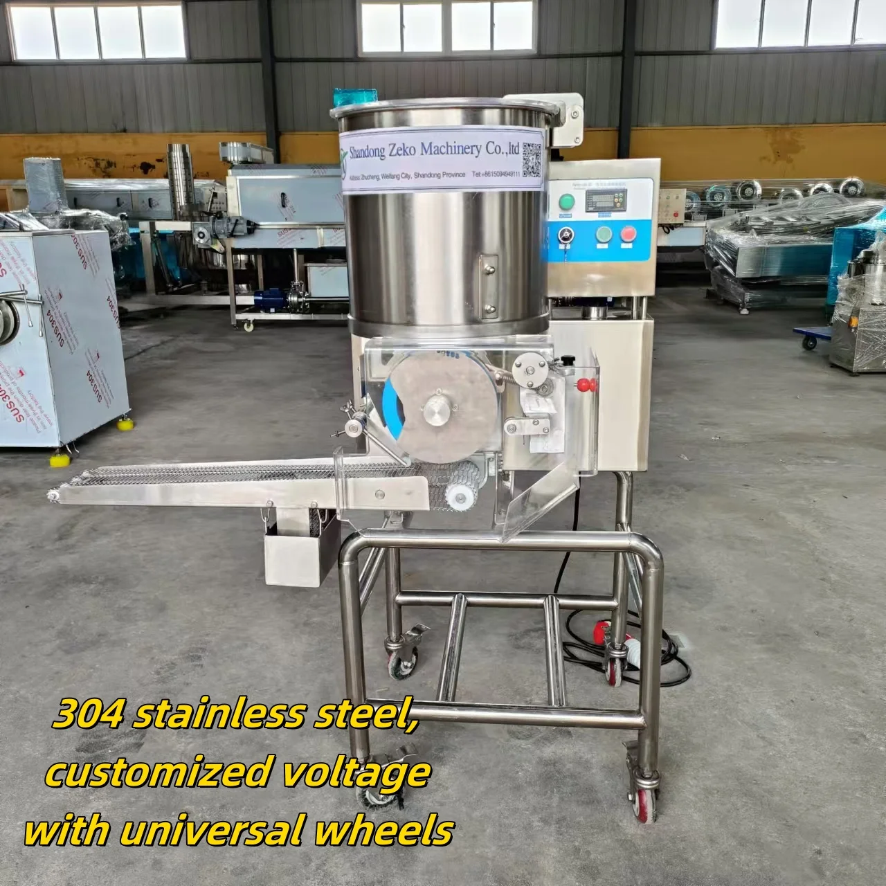 Automatic Hamburger Patty Maker Factory Burger Forming Machine for Hotels and Restaurants Fish Type