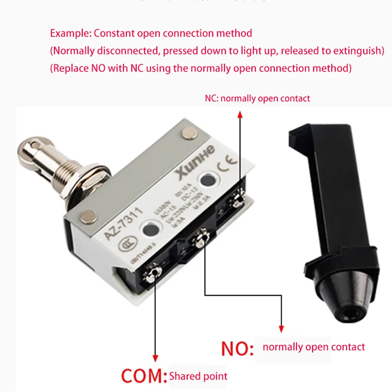 10A 250V IP65 AZ กันน้ํา Micros witch Travel Limit Switch ขนาดเล็ก TZ AZ-7311 AZ-7312 AZ-7310 AZ-7121 AZ-7141 AZ-7144 AZ-7100