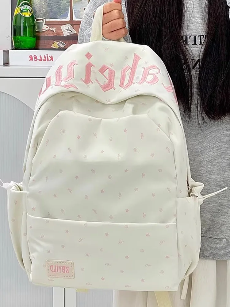 laid-back-style-large-capacity-backpack-for-junior-high-school-girls-unique-design-not-repeating-fashion-youthful-daily-use
