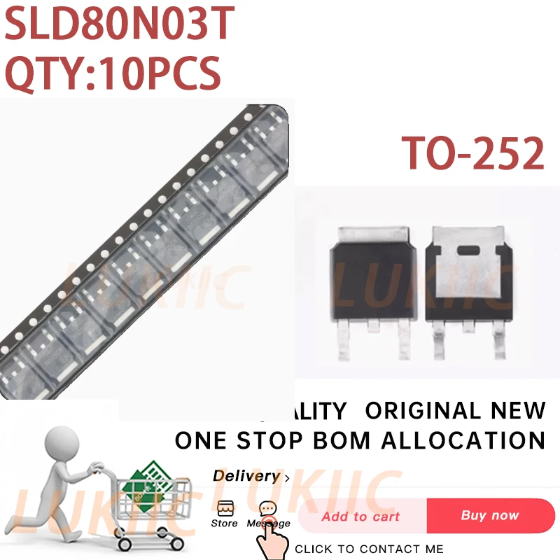 (10PCS) 100% New SLD80N03T 80N03 30V 80A