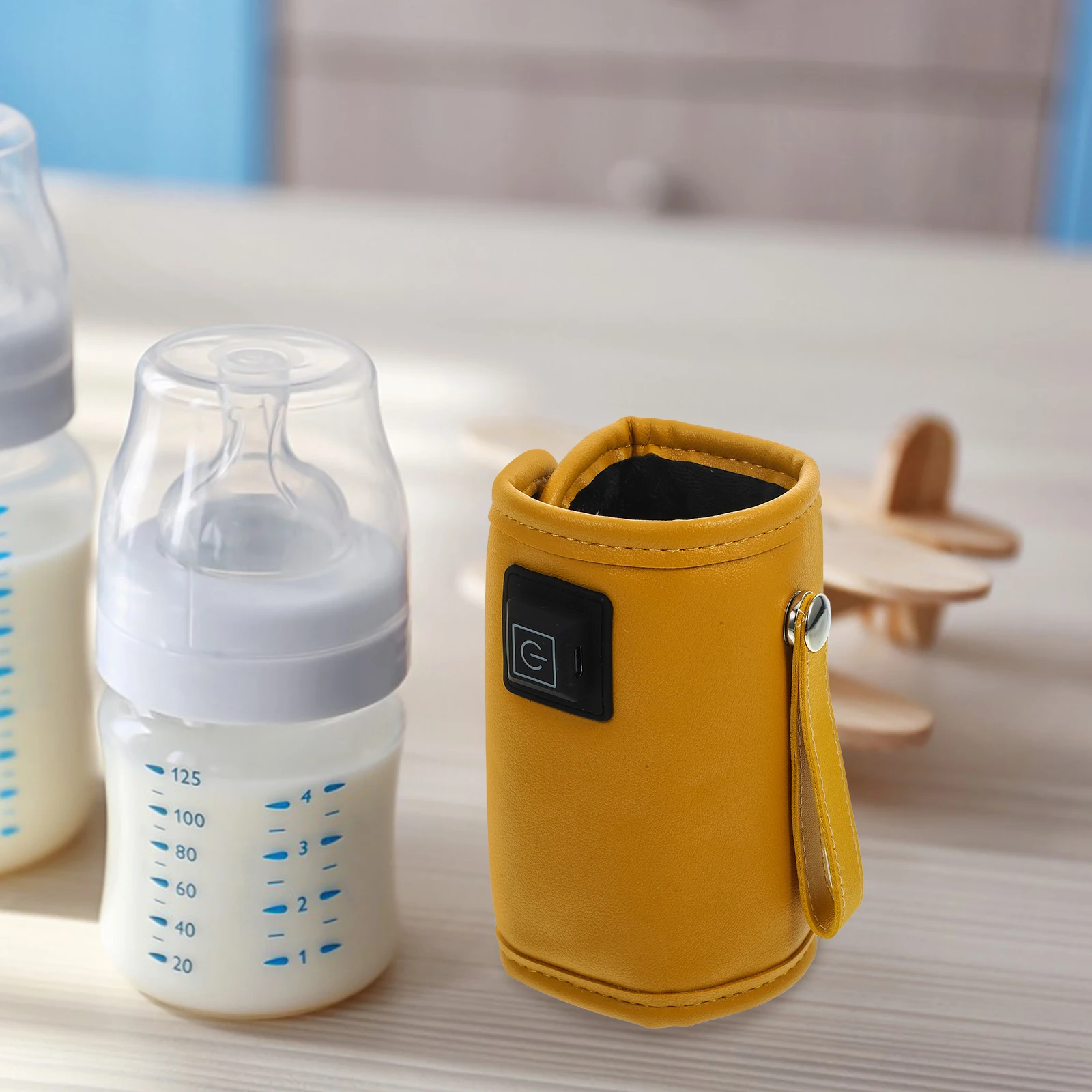

Universal Insulated Bottle Warmer Sleeve Portable USB Heating Travel Car Compatible Breastmilk Thermal Heating Bag
