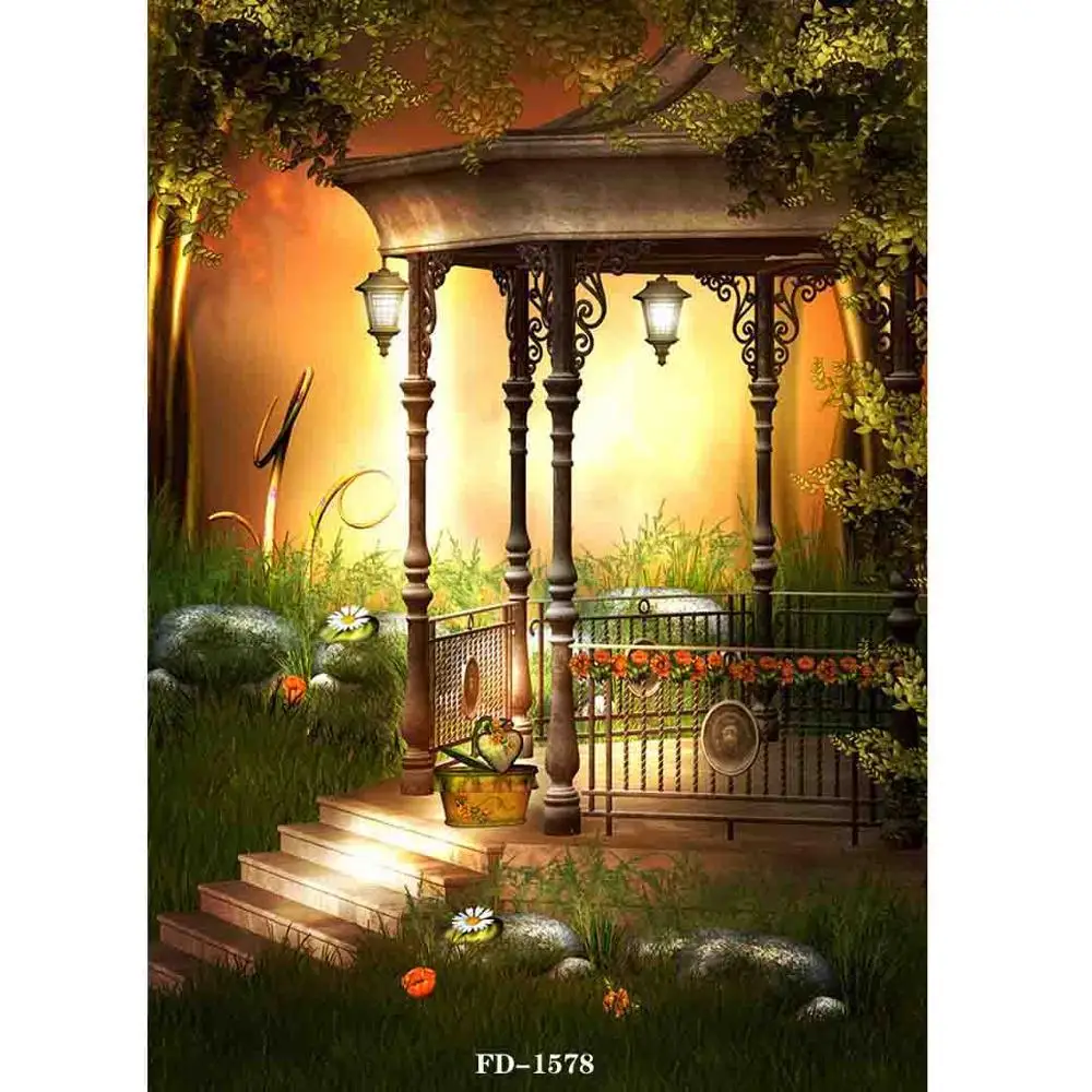 SHUOZHIKE Art Fabric Photography Backdrops Prop  fairy tale   Photography Background #0019