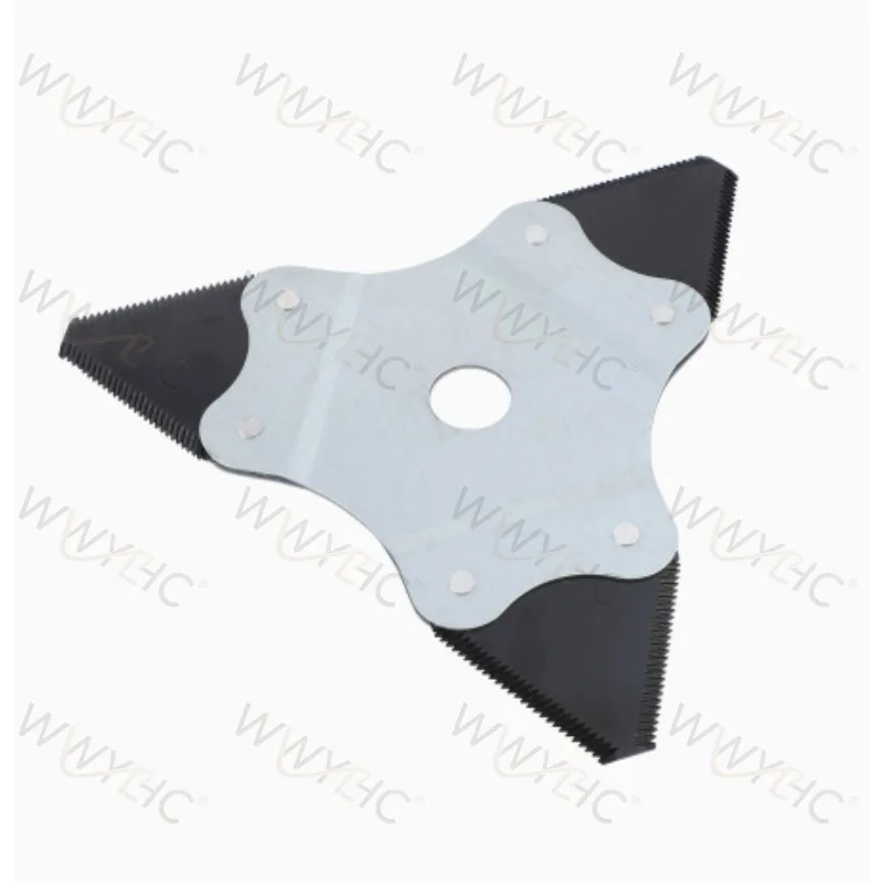 Suitable for Double-sided Thickened Lawn Mower Saw Blade, Hedge Trimmer Quenching Treatment Triangular Saw Blade