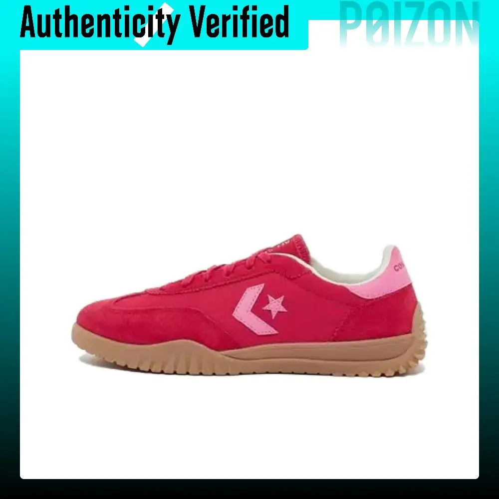 Converse Run Star Trainer Vintage Abrasion Resistant Low top Casual Shoes Unisex Red A10371C