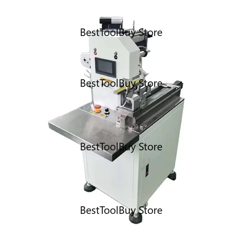 Automatic Folding and Labeling Machine Cable Plug Wire Electronic Wire Braided Tube Identification Data Wire Labeling Machine