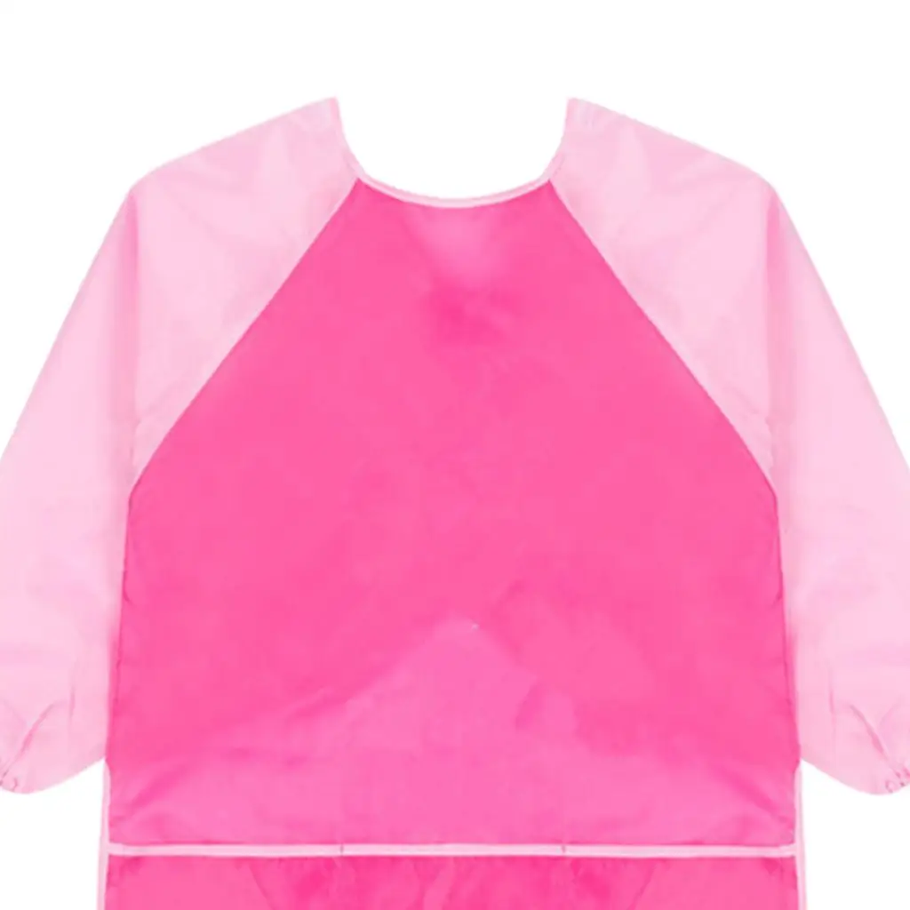 Children Waterproof Painting Smock Long Sleeve Apron Easy Clean Art Blouse for Art Drawing Practice