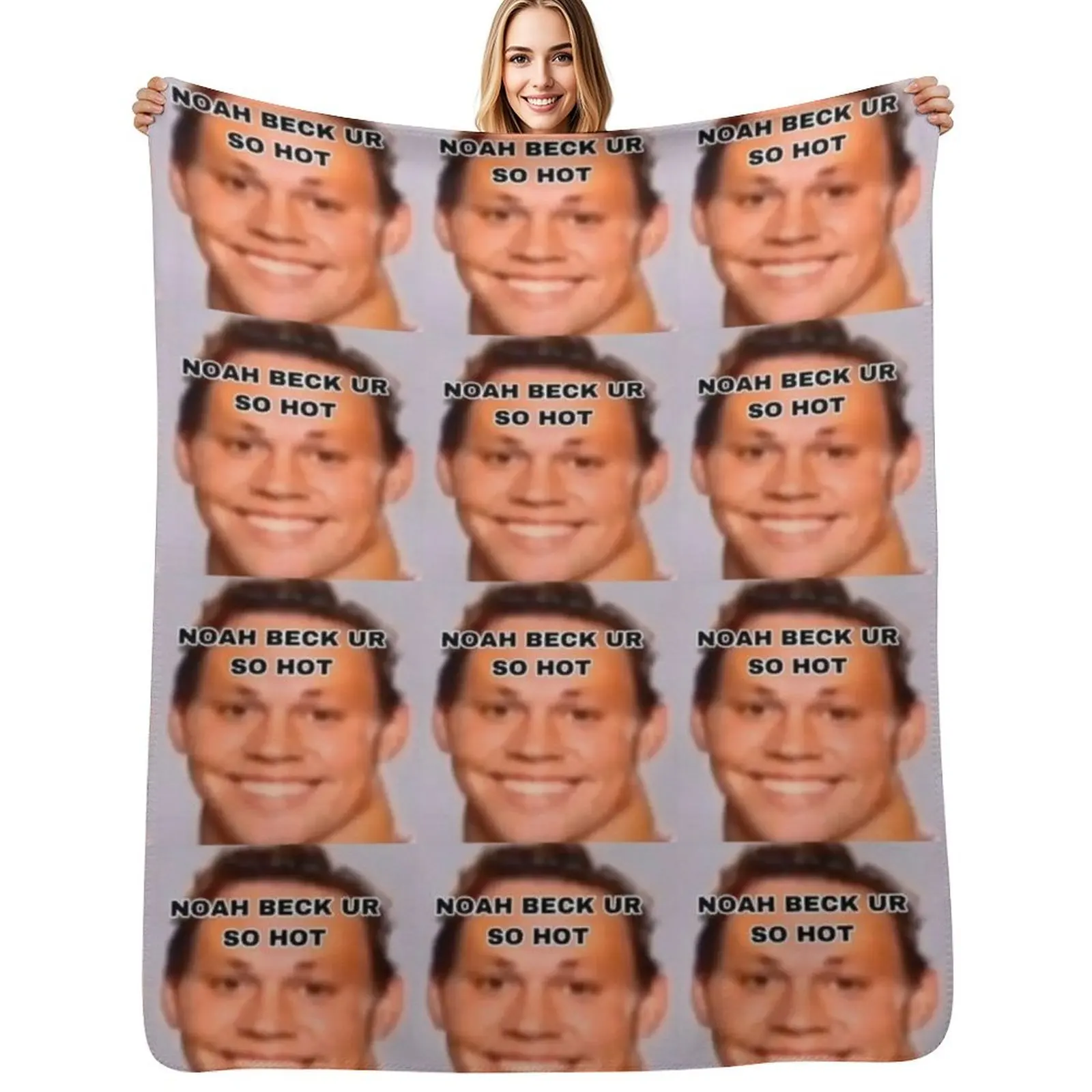 

noah beck ur so hot Throw Blanket Sofa Quilt Luxury Throw Blankets For Bed Decorative Throw Blankets