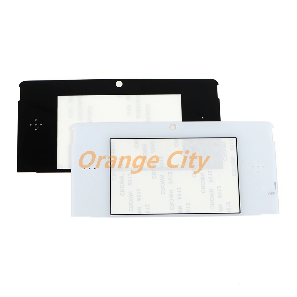 1PC Replacement Glass Plastic Top screen lens Front LCD Screen Frame Lens Cover For 3DS Repair parts view 4