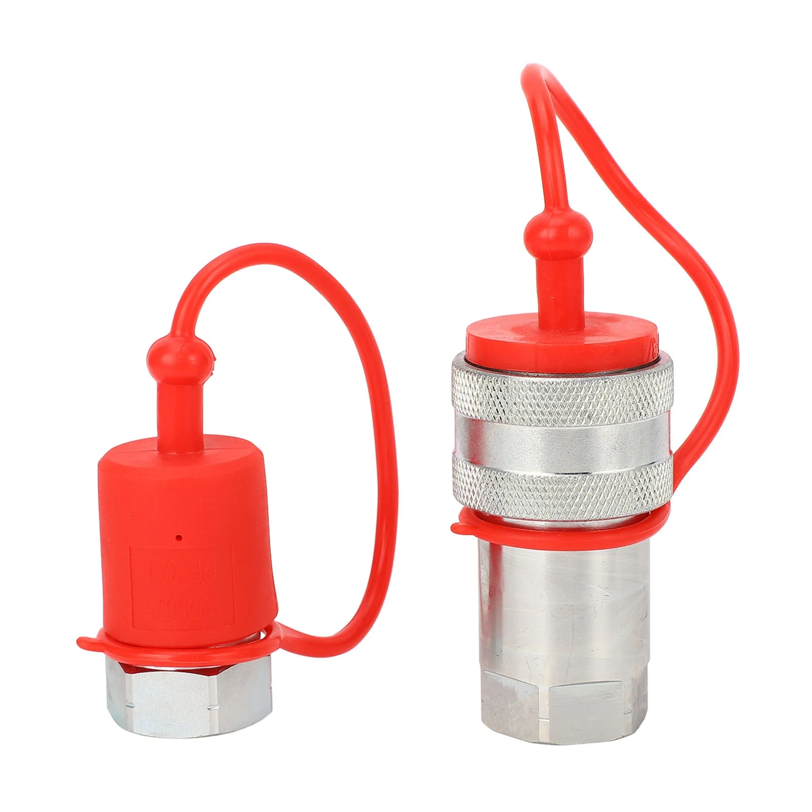 NPT3/4in Hydraulic Quick Coupler Hardened Steel Female and Male Hydraulic Quick Connect Fittings for ISO5675