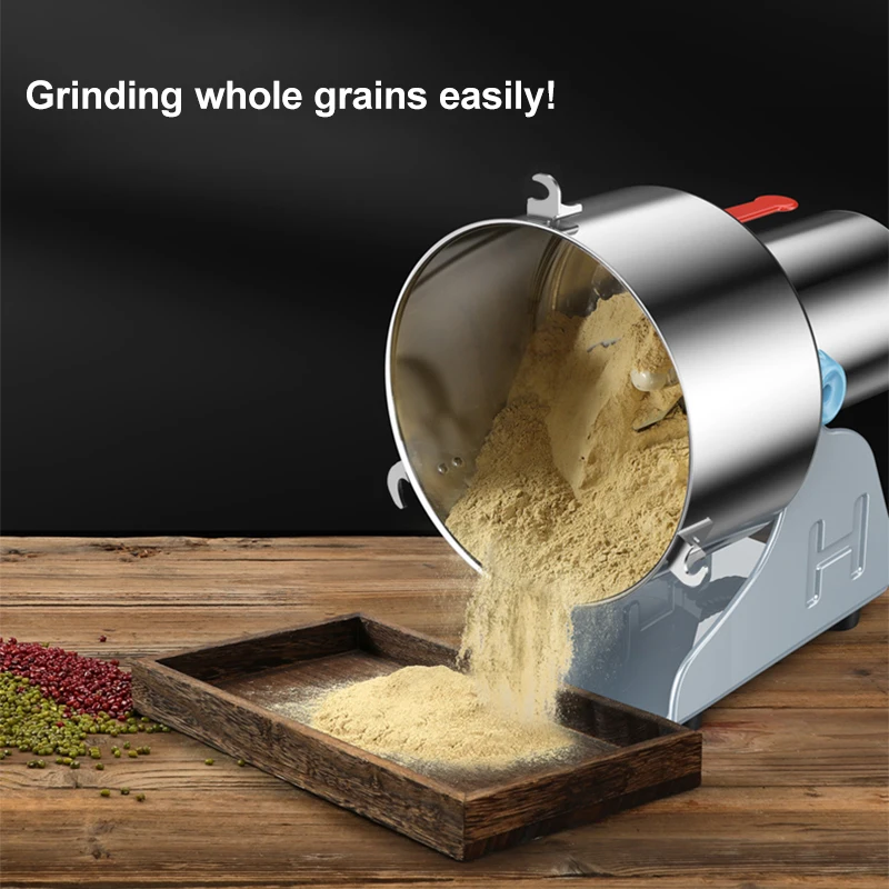 2500g Electric Grains Spices Hebals Cereals Coffee Dry Food Grinder Mill Grinding Machine Gristmill Flour Powder Crusher