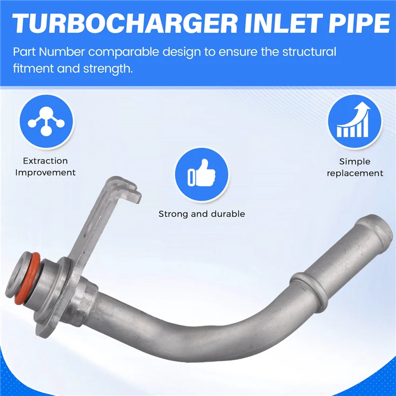 

Superior-LR121417 Turbo Charger Inlet Pipe Tube AJ814172 For Range Rover/Range Rover Sport/Discovery Petrol Return Water Pipe