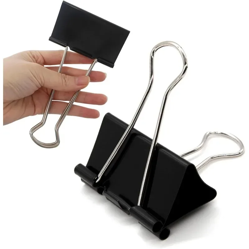 Extra-large Binder Clips, Big Durable Folders, Butterfly Clips for Docs, Great for Office and Home Use, for Bills and Drawings