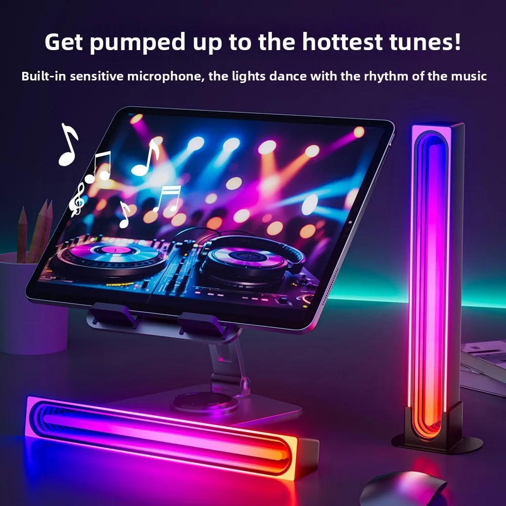 Prism RGB Light Bar Bluetooth Music Sync Ambient Lamp APP Remote Control Gaming Desk Decor Light
