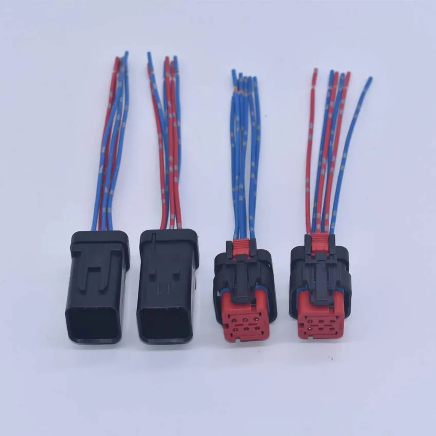 6 Pin Excavator Camshaft sensor plug Oil pressure atmospheric pressure sensor connector 776433-3 776433-2 776433-1 For Carter