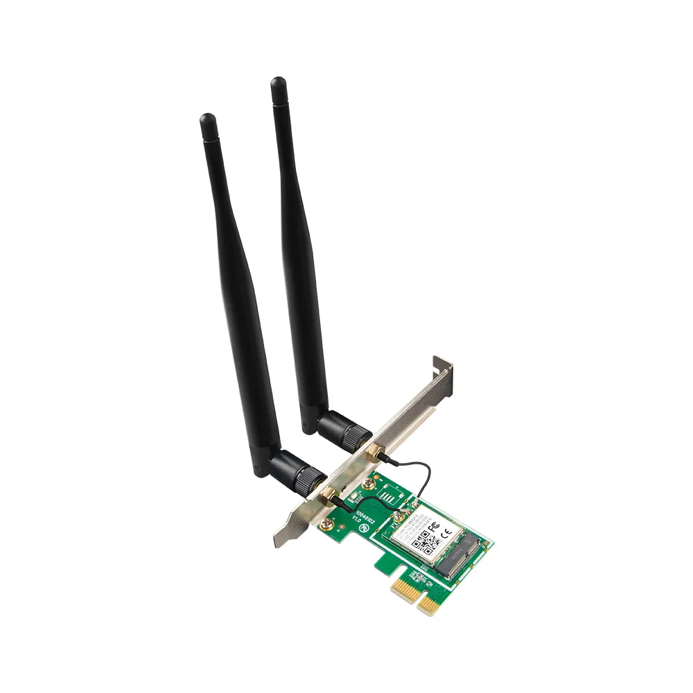 Tenda 1200Mbps Wireless PCIe Adapter Dual Band 2.4G/5GHz IEEE 802.11ac Wireless Network Card WIFI PCI express Adapter For Win10