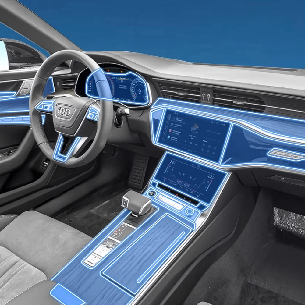 

Tpu Transparent Film for Audi A6 A6l 2025 Car Interior Sticker Center Console Navigation Screen Gear Door Protector Accessories