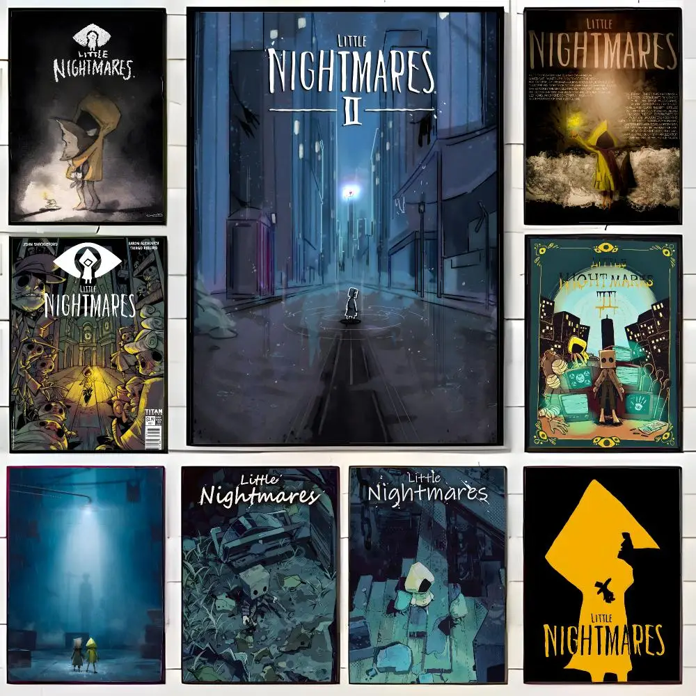 Spooky Game L-Little Nightmares Poster Wall Art Print Decorative Mural Home Decor Gift Unframed