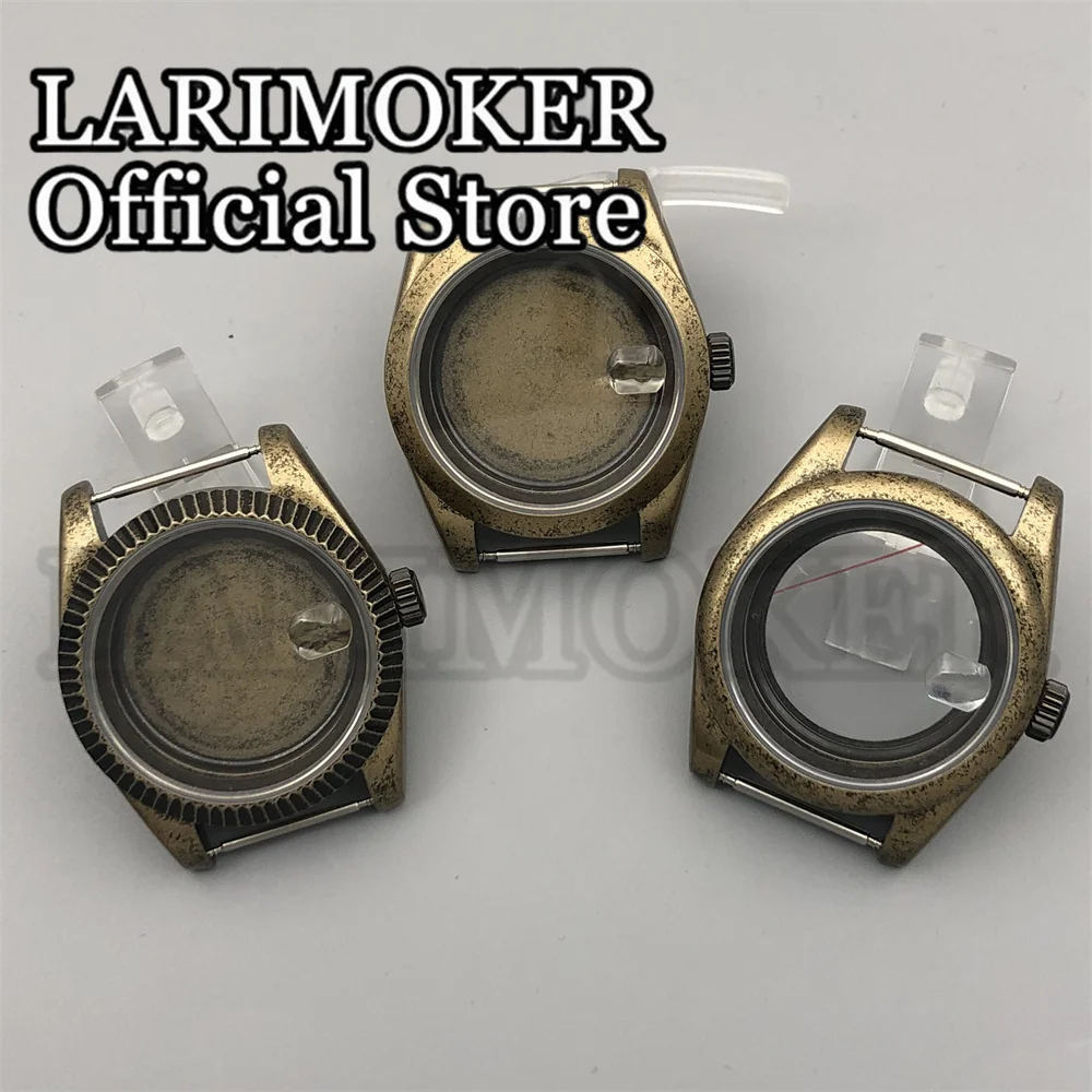 

LARIMOKER 36mm/39mm sapphire glass Stainless Steel vintage case For NH35 NH36 ETA2824 PT5000 automatic movement