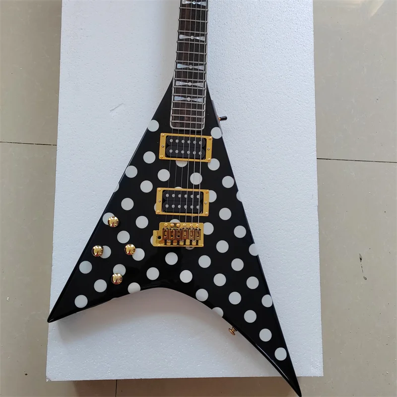 

Hand Painted Electric Guitar, Shaped Dovetail, 6-string, Available in Stock Free Delivery