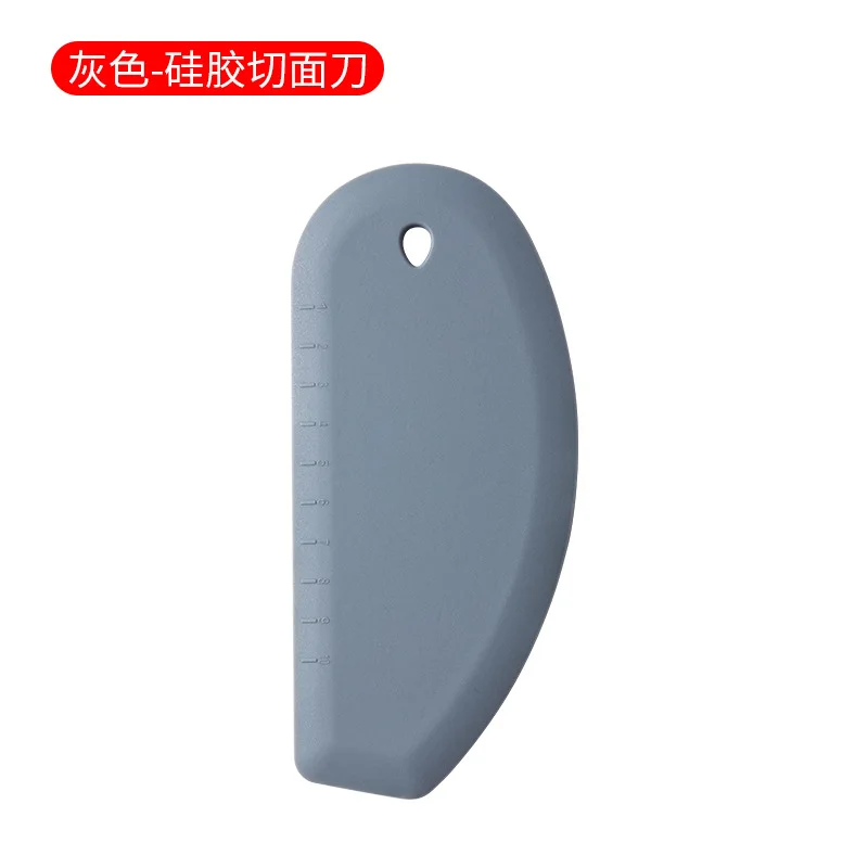 Dough cutter with graduated scale Food grade silicone flour sausage cutter Cake cream scraper scraper baking tool