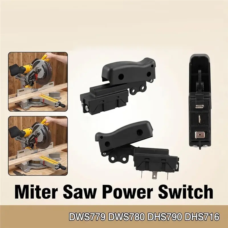 LNHF For DWS713, DWS715 DWS716, DWS716XPS Compatible N548978 Miter Saw Power Switch Trigger/Switch Replacement Part