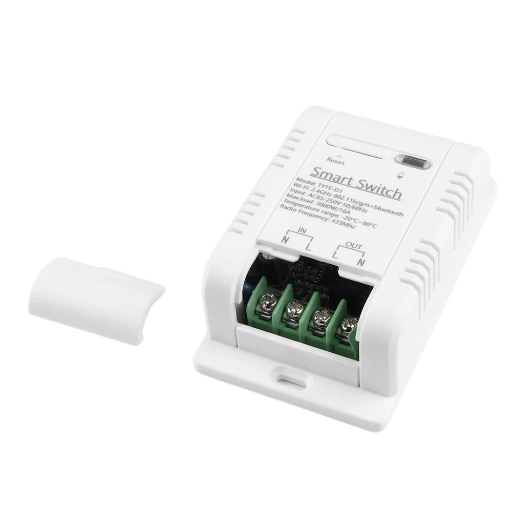 Tuya Smart Switch Intelligente Vermogensstatistieken Temperatuurregeling 16a Hoog Vermogen Temperatuurregeling AC85-250V Afstandsbediening