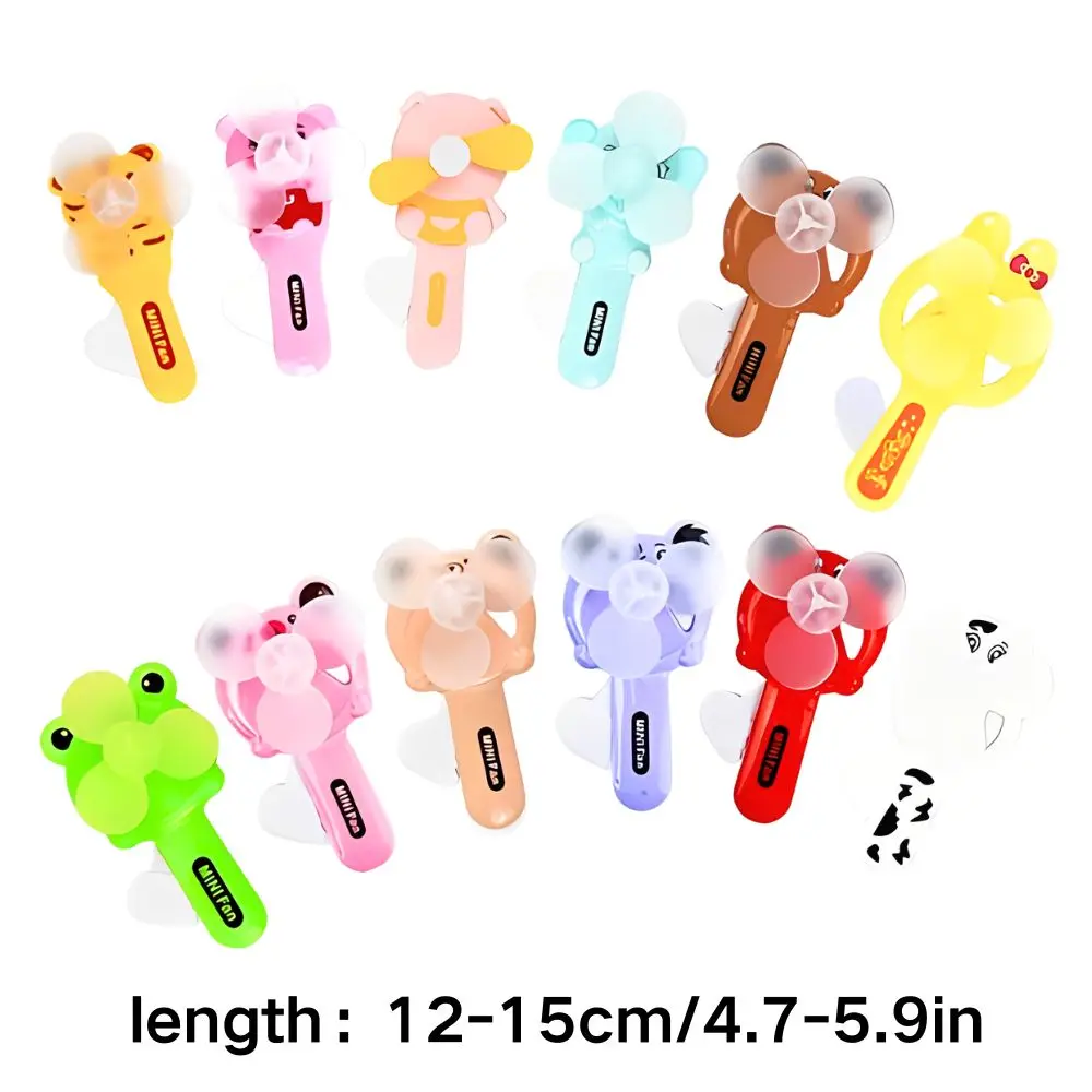2/4pcs Random Style Hand Press Mini Fan, Summer Cooling Supplies for Outdoor, School, Travel & Party Favors YMY