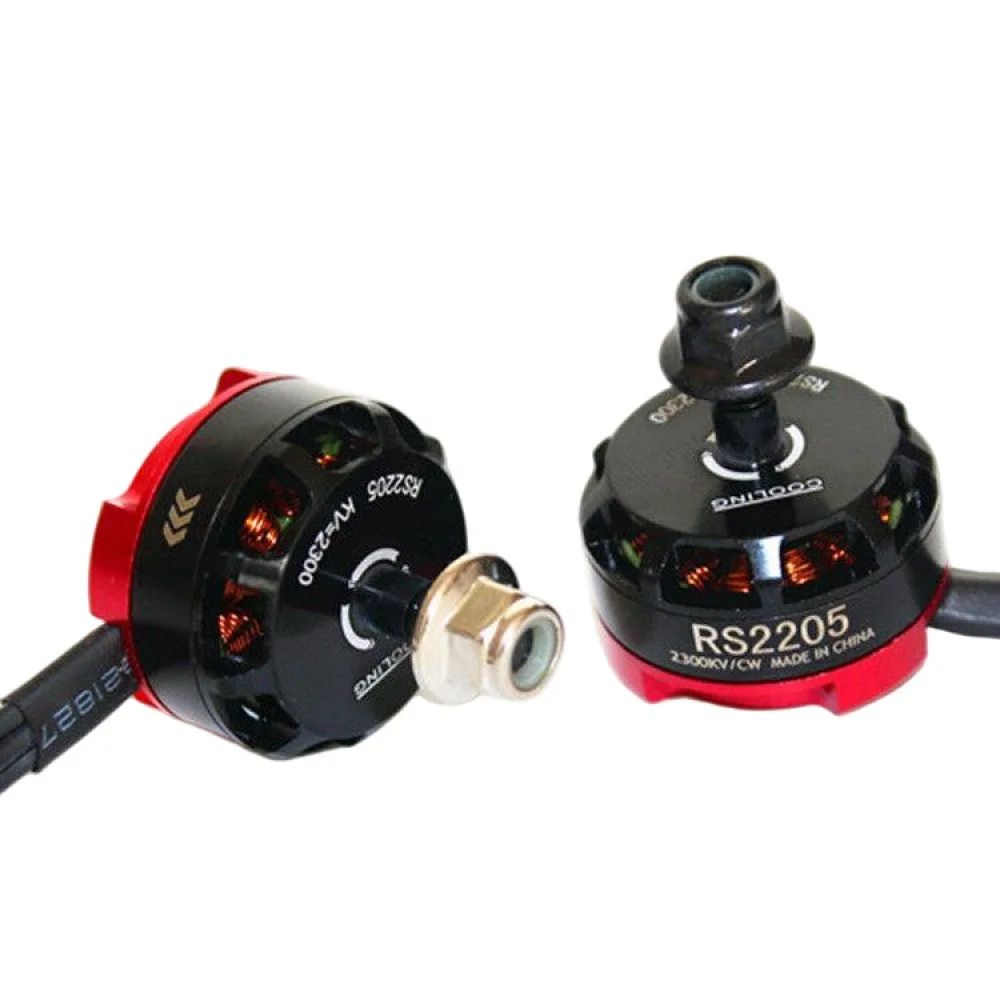 2205 2300KV Brushless Motor 12N14P 3S-4S LiPo High Speed Drone Motor CW/CCW Brushless Motor for FPV Racing Quadcopter Multirotor