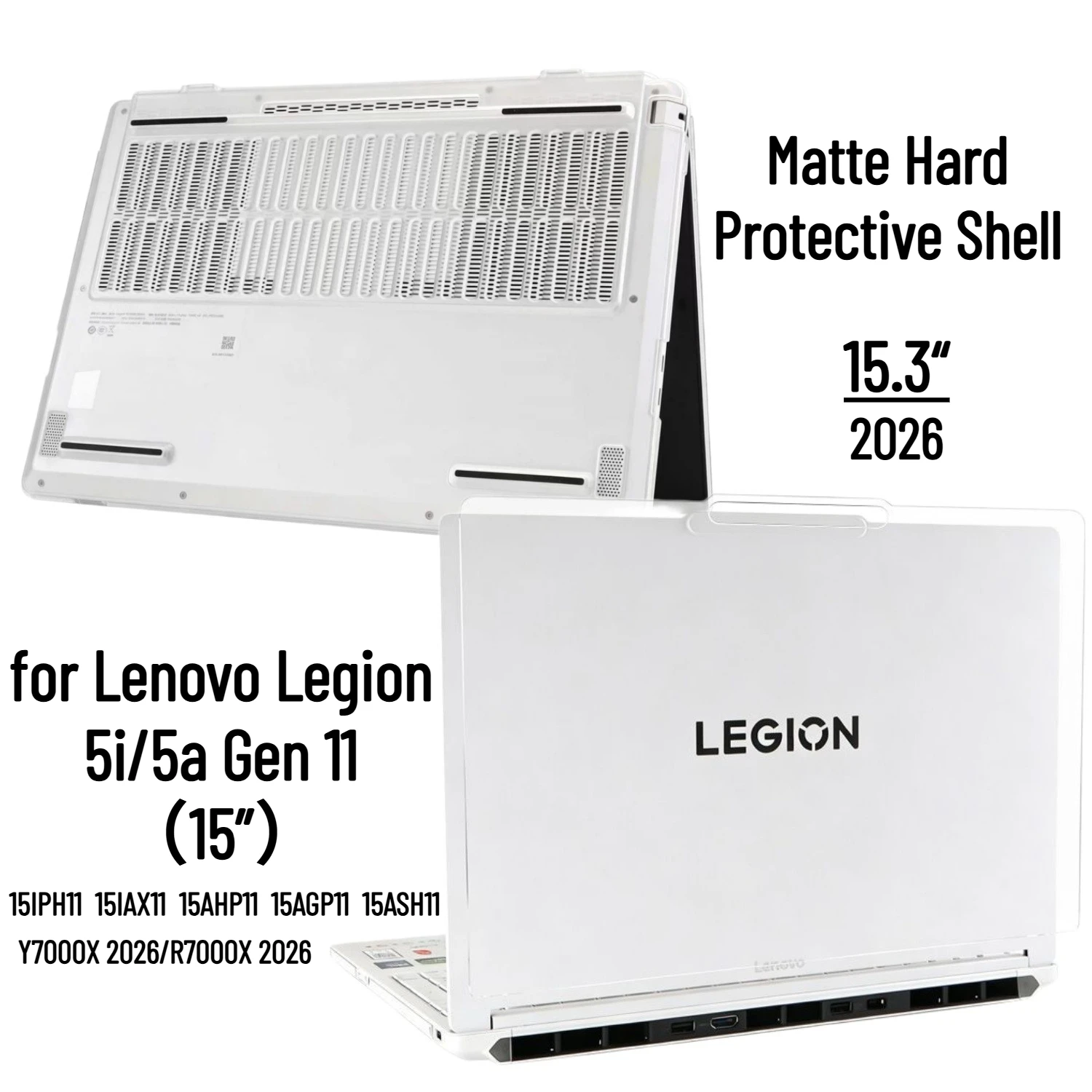 Matte Slim Cover for Lenovo Legion 5i Gen 11 15