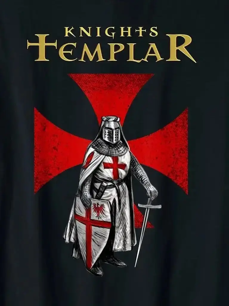 

Crusader Cross Knights Templar Warrior of Christ T-Shirt 100% Cotton O-Neck Short Sleeve Summer Casual Mens T-shirt Streetwear