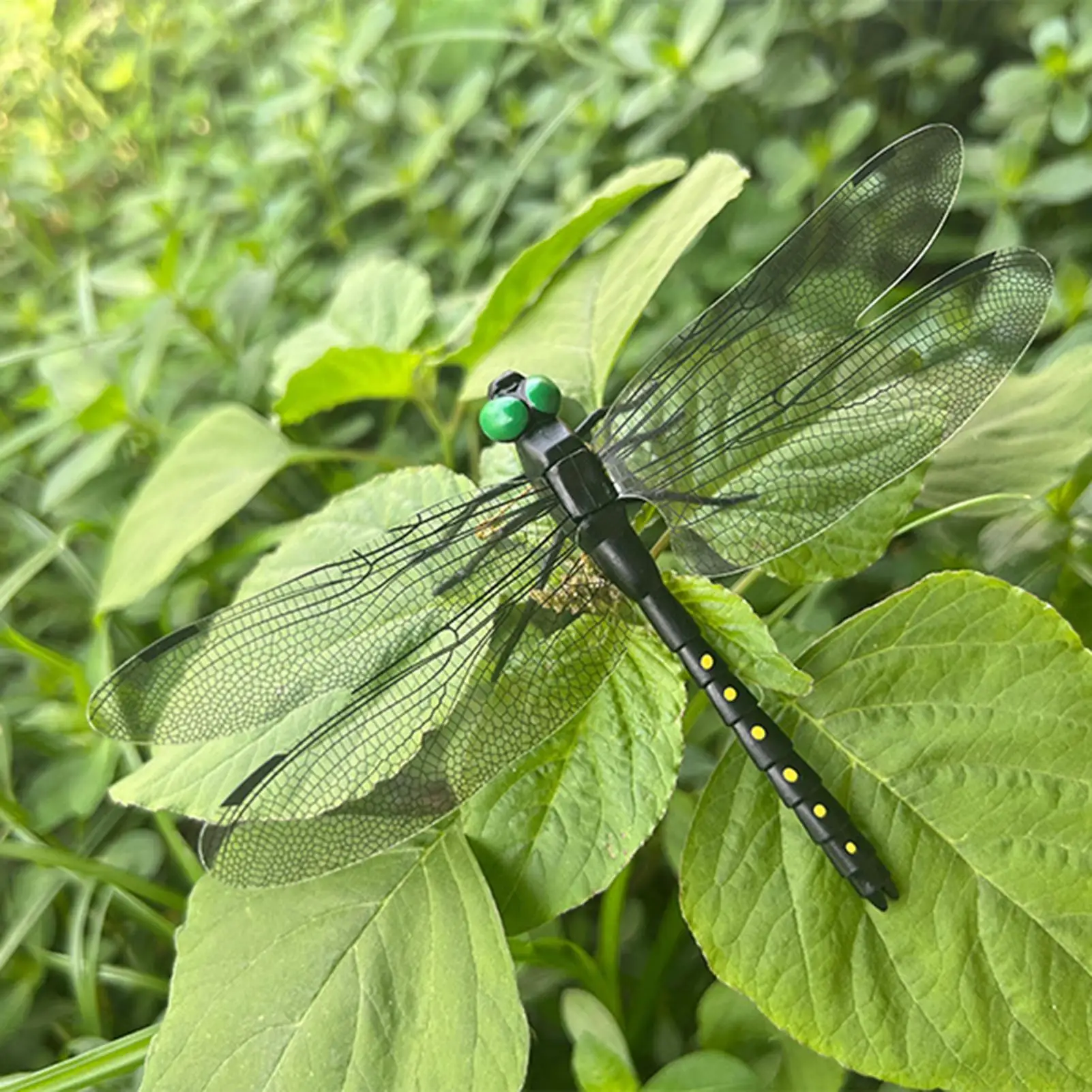 محاكاة اليعسوب الحشرات نموذج طارد البعوض في الهواء الطلق حلي معلقة واقعية الحشرات اليعسوب نموذج لمزرعة الحديقة