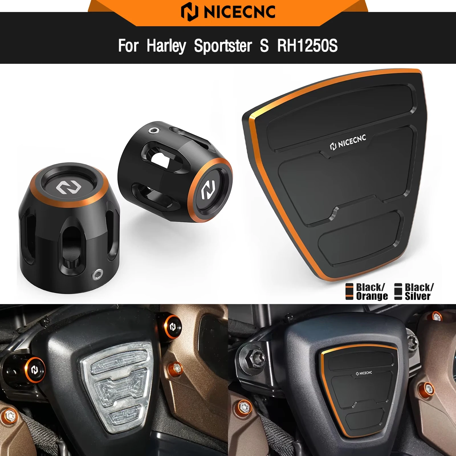 

For Harley Sportster S RH1250S 2021 2022 2023 2024 Engine Ignition Coil Bracket Screw/Side Cover Pan America 1250 RA1250 RA1250S