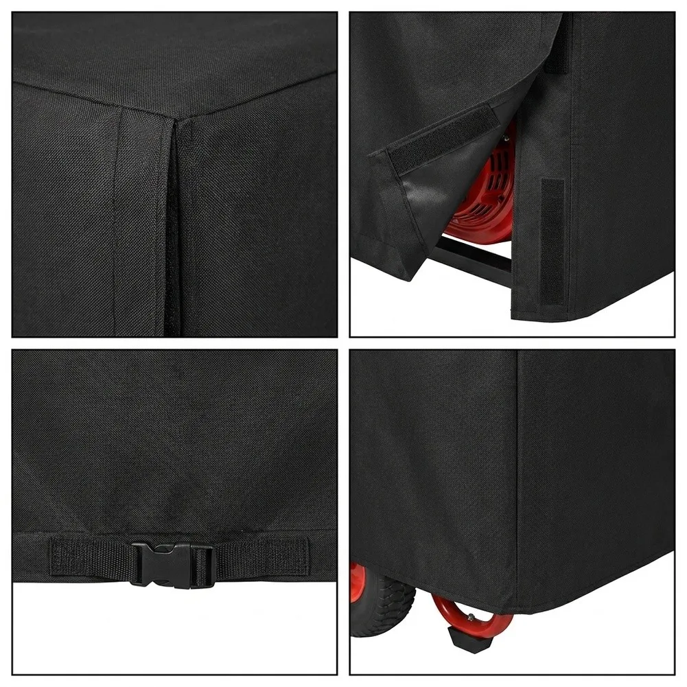 Waterproof Generator Cover 210D Oxford Fabric with Ventilation and Adjustable Strap System for 3000-5000 Watt Generators