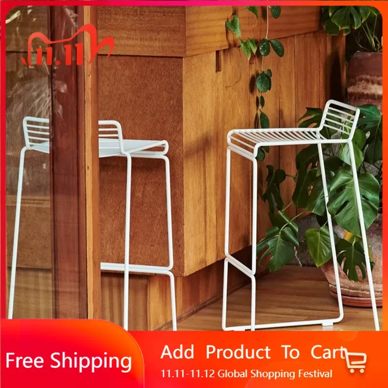 

Balcony Bedroom Bar Stools Designer Living Room Minimalist Relaxing Vanity Dining Chairs Reception Cadeira Unique Furniture